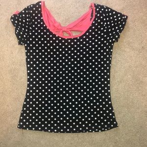 Polka dot shirt